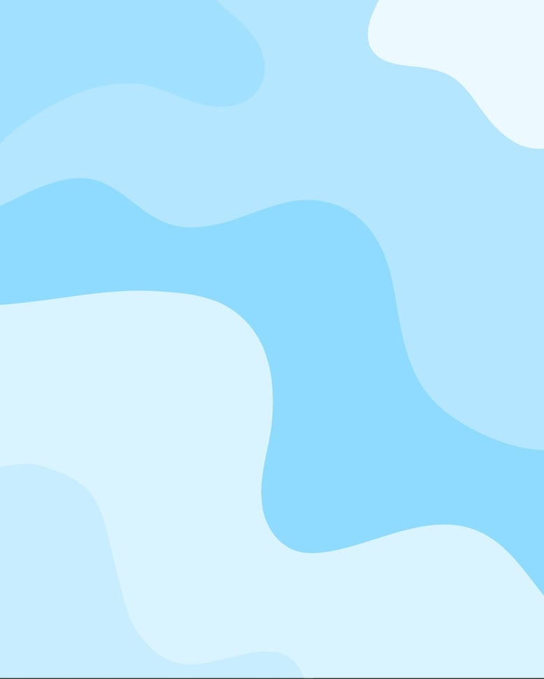 Sky Blue Wavy Background